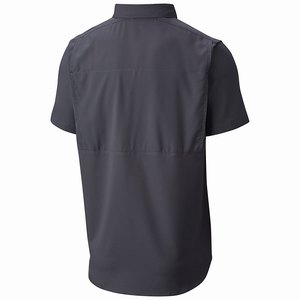 Columbia Silver Ridge Lite™ Shortärmad Skjorta Herr MörkGrå (FUKVW2681)